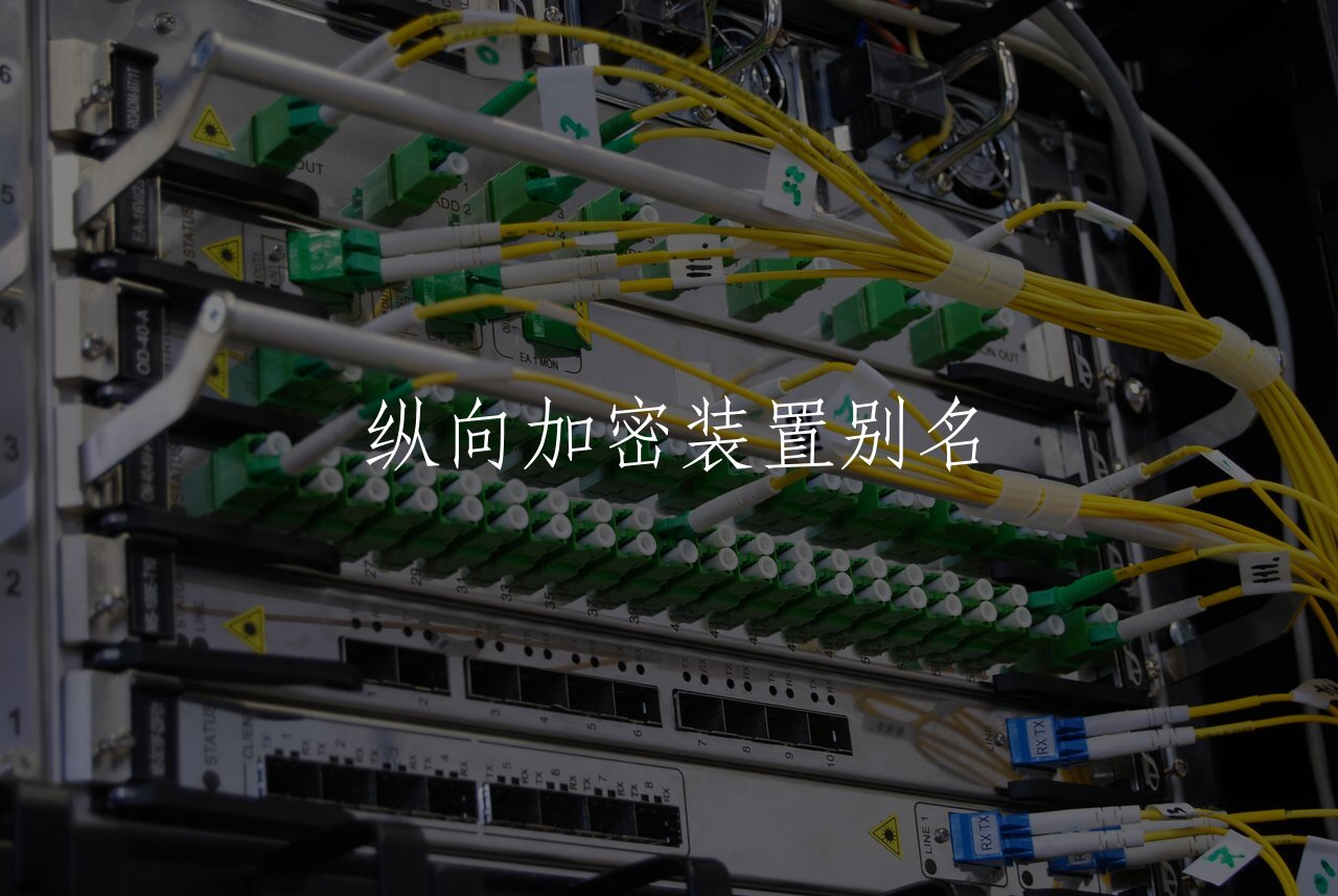 纵向加密装置别名 核心概念图