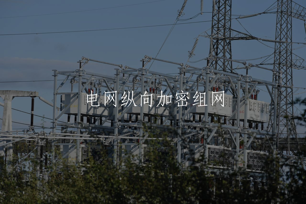 电网纵向加密组网 核心概念图