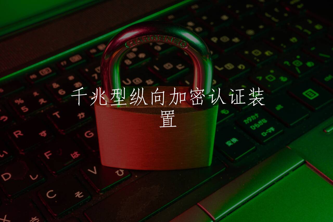 千兆型纵向加密认证装置 核心概念图