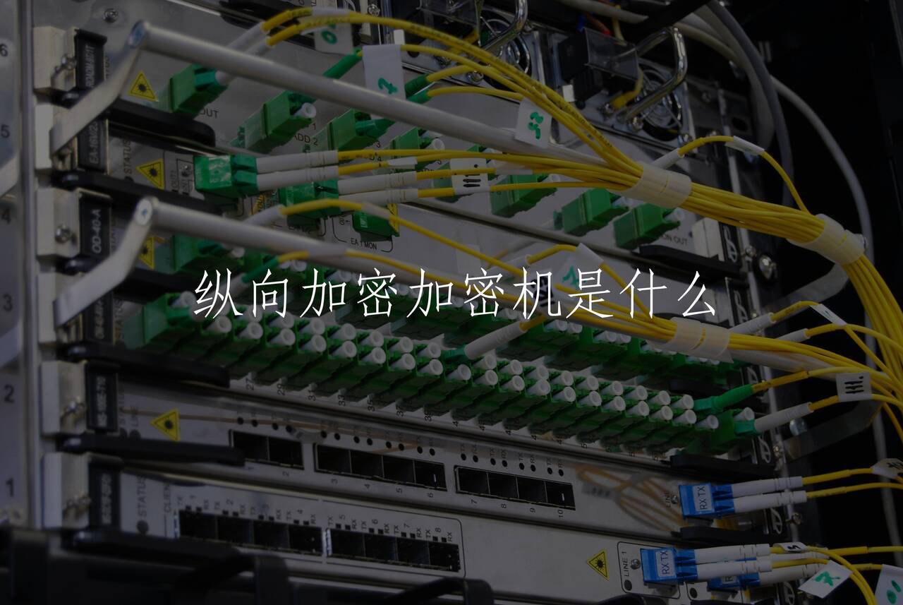 纵向加密加密机是什么 核心概念图