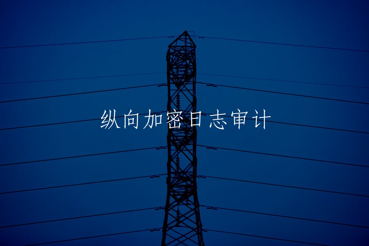 纵向加密日志审计 核心概念图