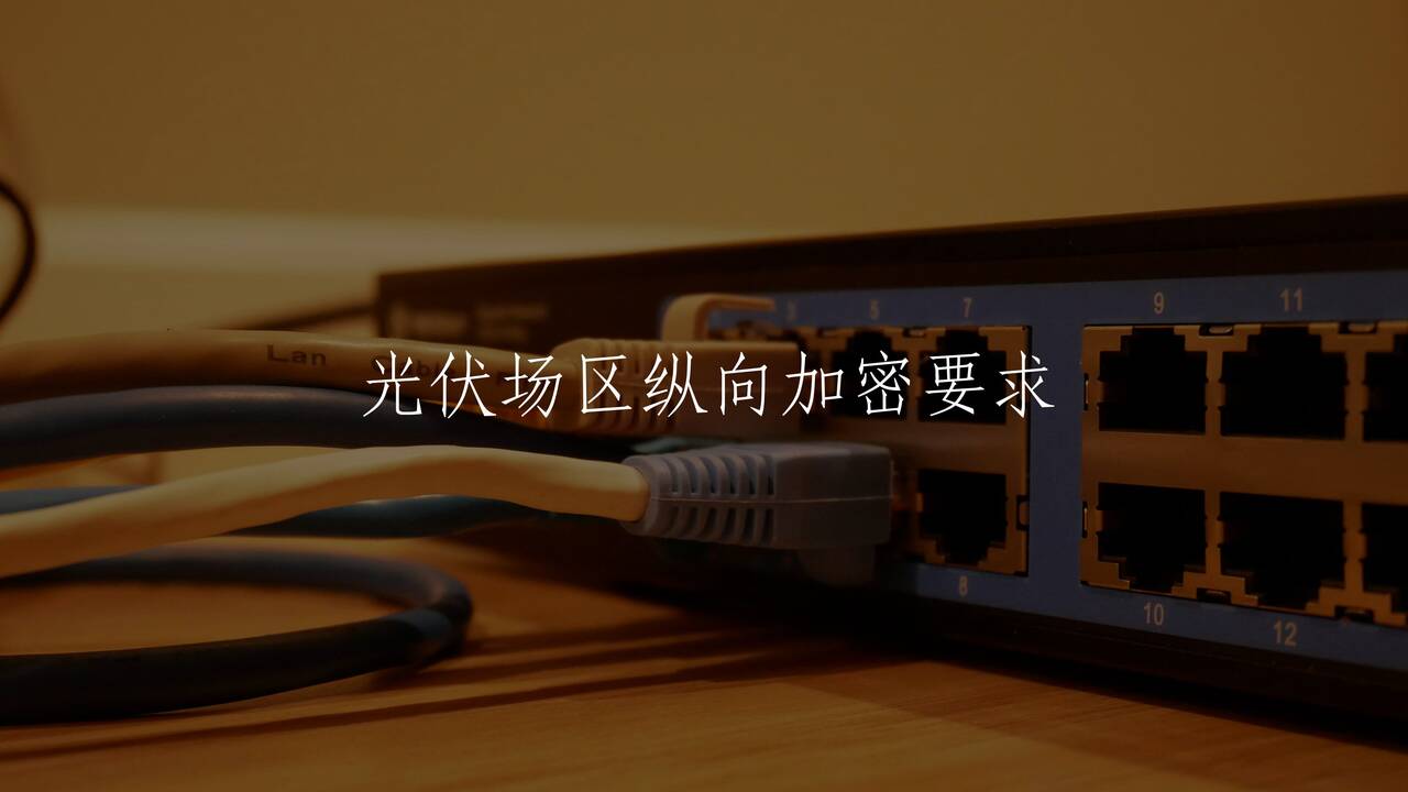 光伏场区纵向加密要求 核心概念图