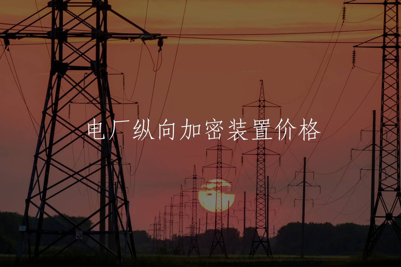 电厂纵向加密装置价格 核心概念图