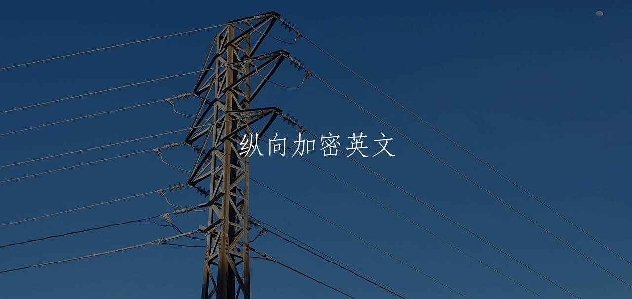 纵向加密英文 核心概念图